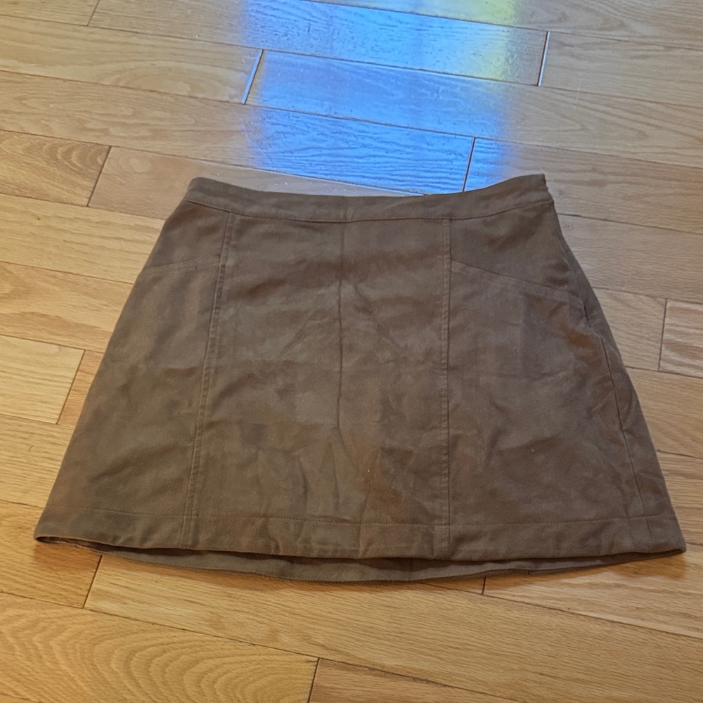 Abercrombie & Fitch Tan Mini Skirt